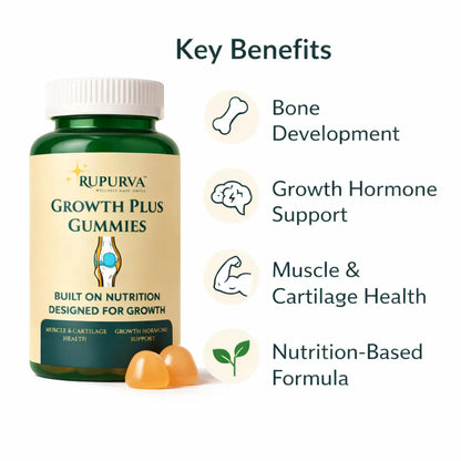 Growth Plus Gummies Rupurva | Wellness made Simple