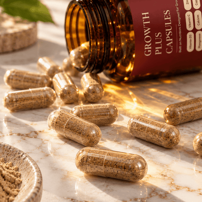 Growth Plus Capsules | Daily Essential Capsules | Vitamins & Mineral - Rupurva | Wellness made Simple
