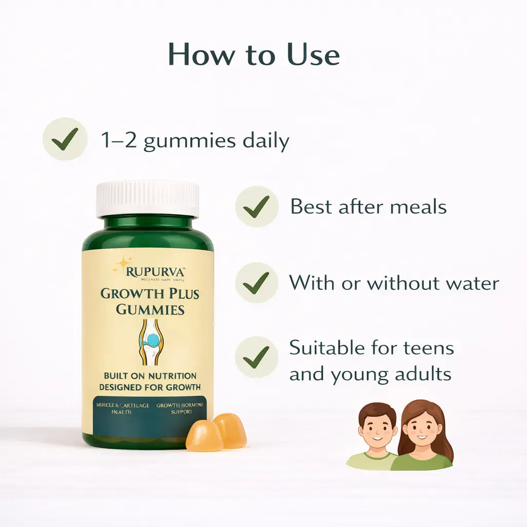 Growth Plus Gummies - Rupurva | Wellness made Simple