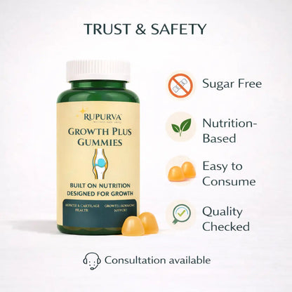 Growth Plus Gummies - Rupurva | Wellness made Simple