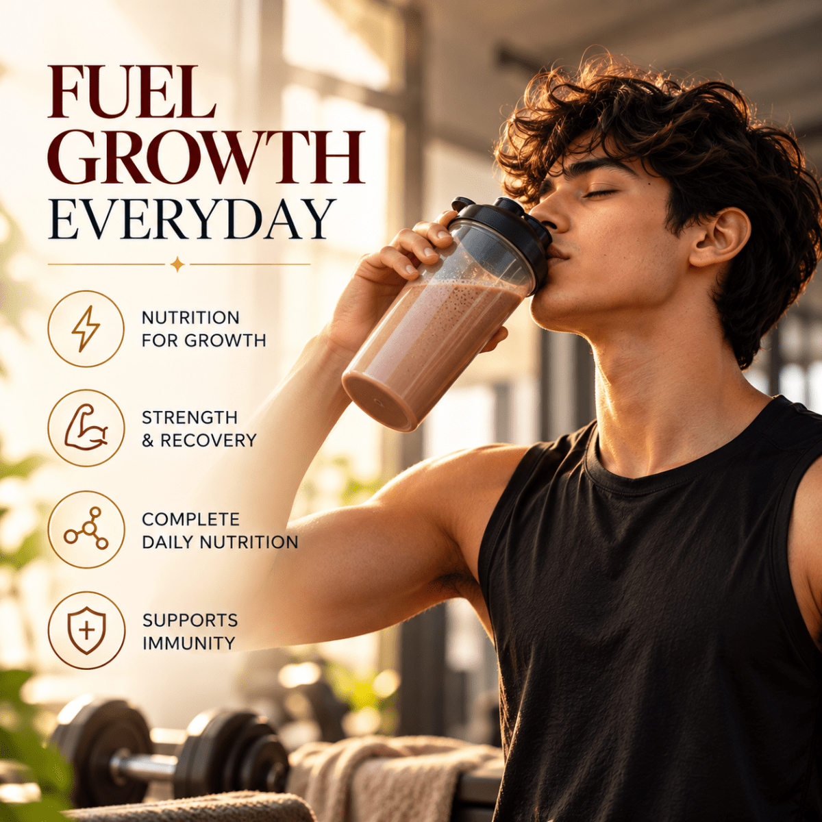 Growth Pro Protein | Premium Nutrition Formula - Rupurva | Wellness made Simple