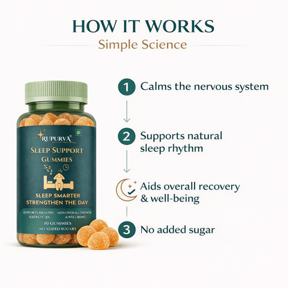 Sleep Support Gummies - Rupurva | Wellness made Simple