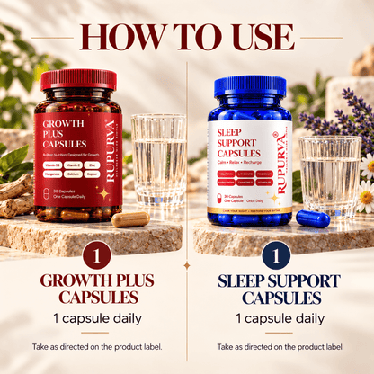 Strength & Recovery Stack | Nighttime Relaxation System - Rupurva | Wellness made Simple
